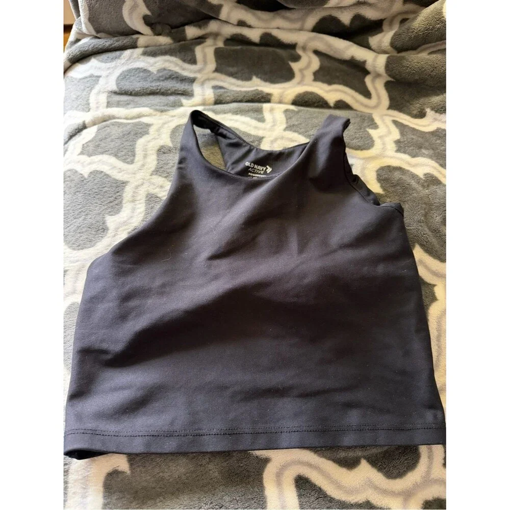 Old Navy Active Black PowerSoft Sports Bra